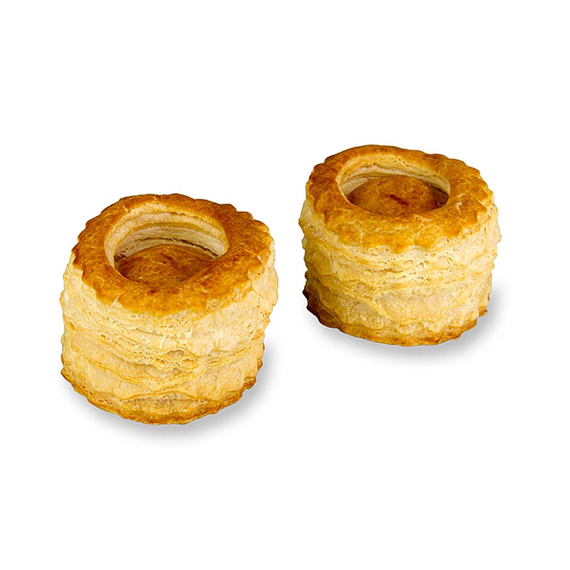 Blätterteig-Königin-Pasteten, ø 6,5 cm, HUG, 2,25 kg, 90 stk