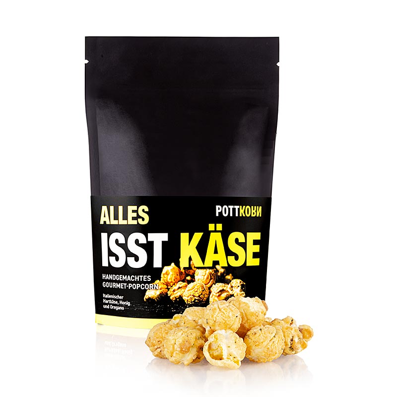 Pottkorn – Alles isst Käse, popcorn med hård ost, honning og oregano, 150 g