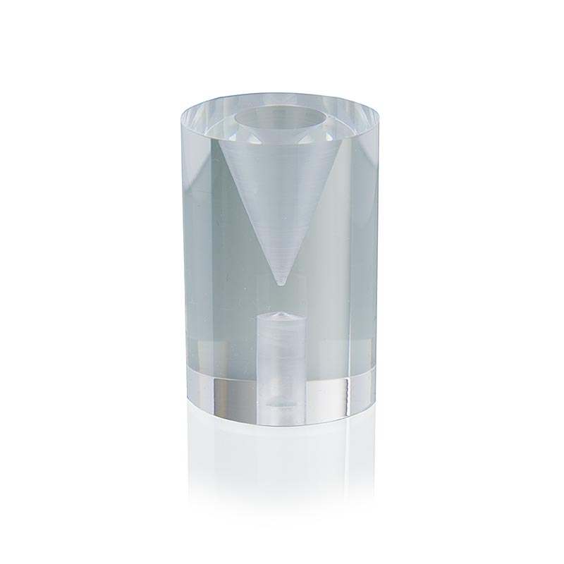 Vaffelholder, til en vaffel, 30x30x45 mm, plexiglas, 100% Chef, 1 stk