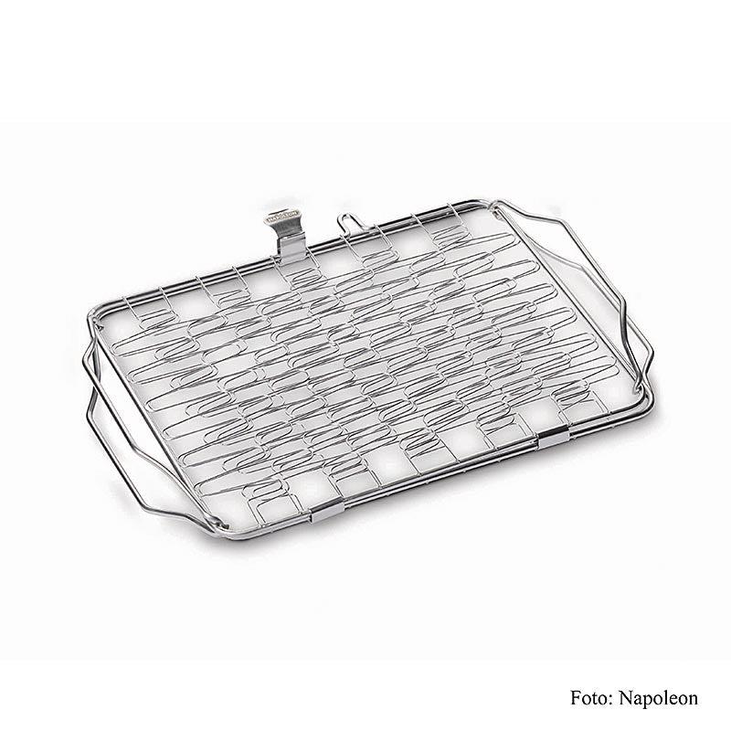 Napoleon grilltilbehør - Fleksibel grillkurv, 40x26x8,6 cm, rustfrit stål, 1 stk
