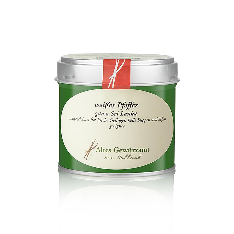 Hvid peber, hel, Sri Lanka, Altes Gewürzamt, 90 g