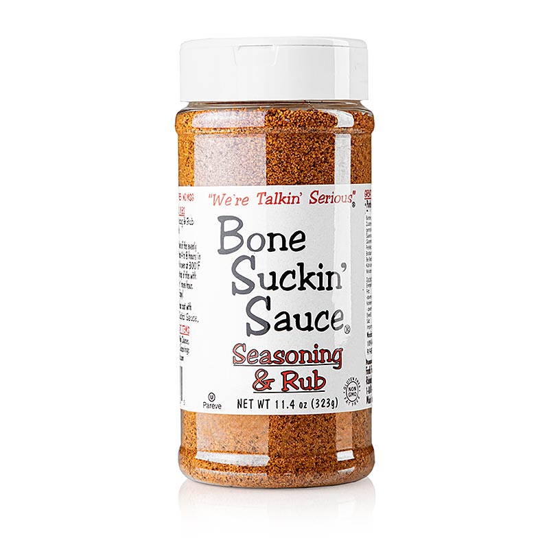 Bone Suckin´ Regular Seasoning & Rub´, BBQ-krydderiblanding, Ford´s Food, 323 g