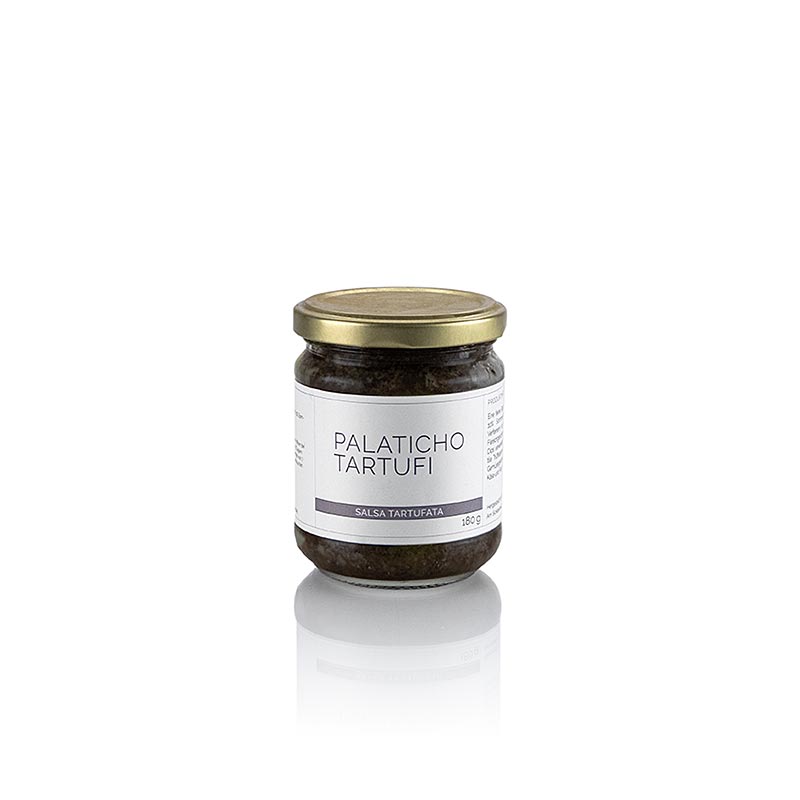 Trøffelsauce "Salsa Tartufata", med 10 % sommertrøfler, Palaticho Tartufi, 180 g