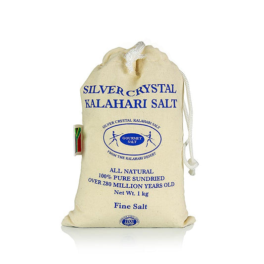 Silver Crystal salt fra Kalahari, fint, 1 kg