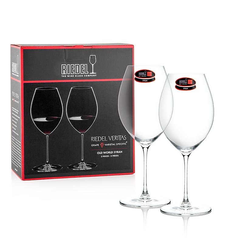 Riedel Veritas-glas – Alte Welt Syrah/Blaufränkisch (6449/41), i gaveæske, 2 stk