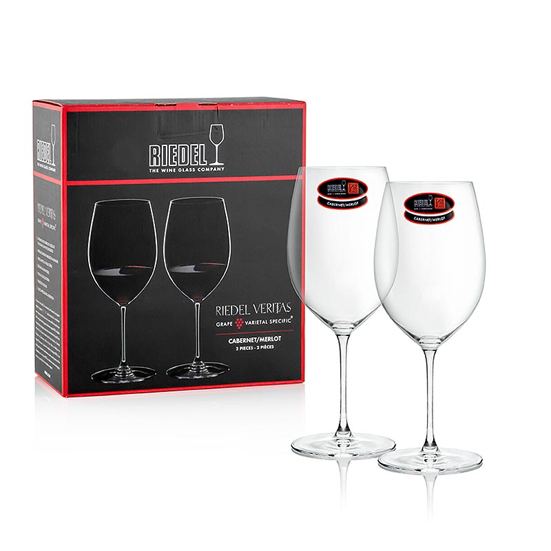 Riedel Veritas-glas – Cabernet Merlot (6449/0), i gaveæske, 2 stk.