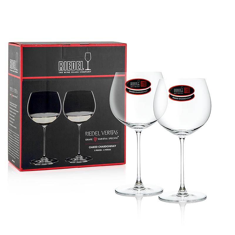Riedel Veritas-glas – Oaked Chardonnay (6449/97), i gaveæske, 2 stk.