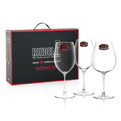 Riedel Veritas-glas – smagning-sæt rødvin (5449/74), i gaveæske, 3 stk