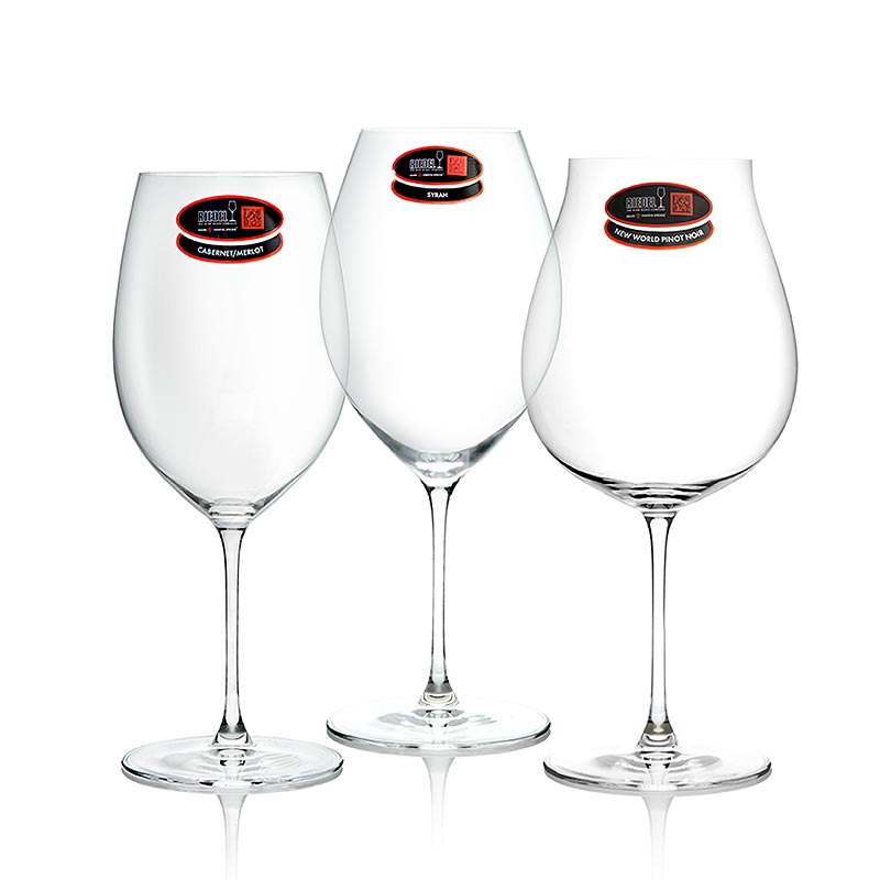 Riedel Veritas-glas – smagning-sæt rødvin (5449/74), i gaveæske, 3 stk