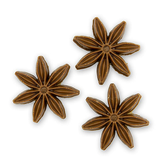 Stjerneanis af chokolade, 178 g, 54 stk