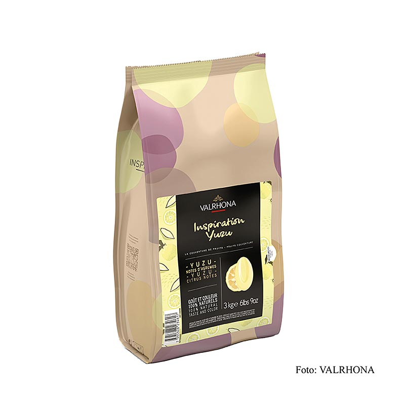 Valrhona Inspiration Yuzu – Yuzu-specialitet med kakaosmør, 3 kg