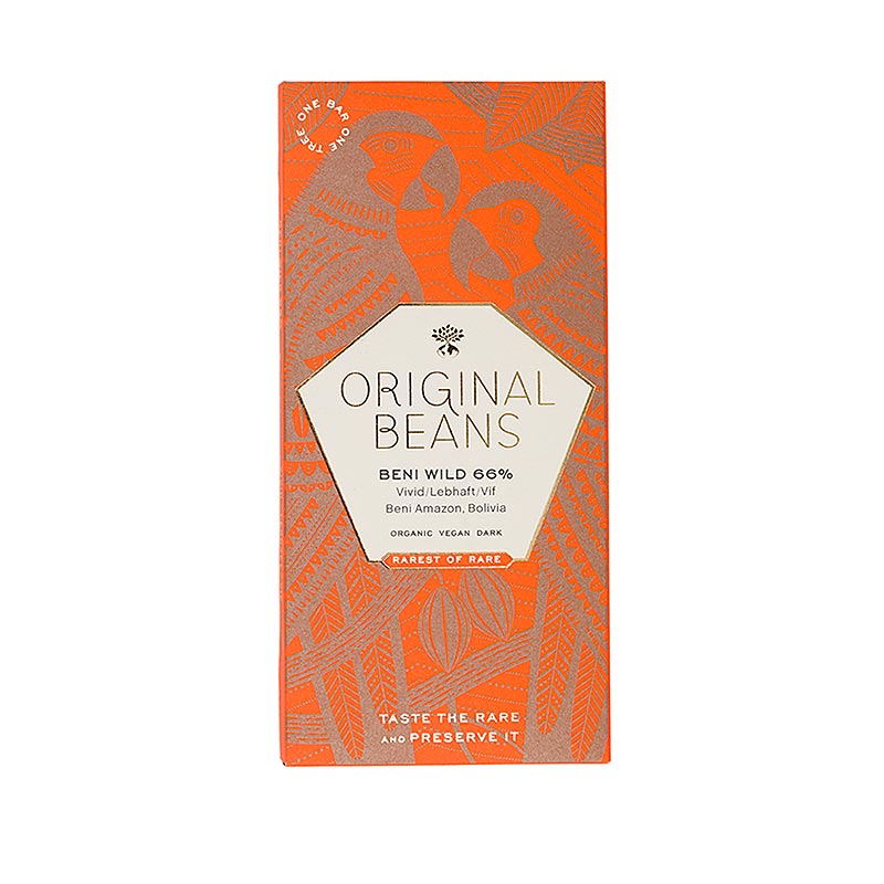 Beni Wild Harvest Bolivia, 66 % mørk chokoladeplade 70 g
