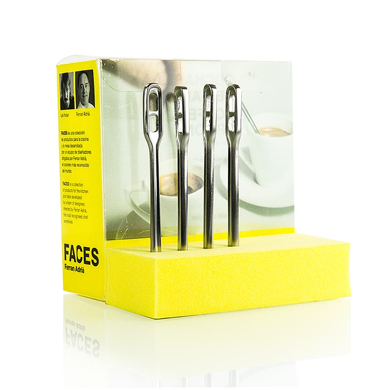 Faces - Coffee Spoon, kaffeske, FA-104, 4 stk