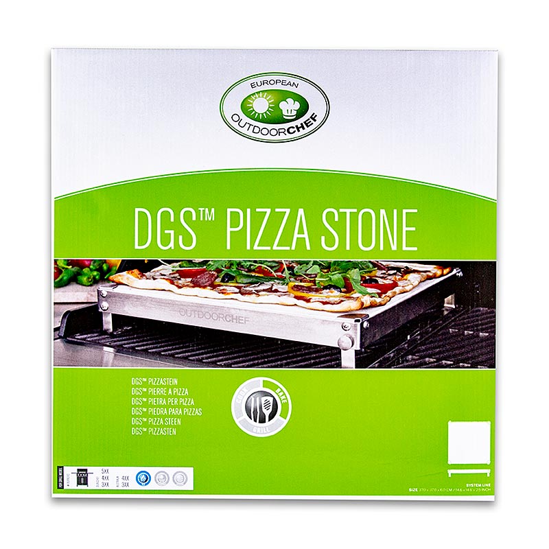 Outdoorchef-tilbehør – Pizzasten til alle Dualchef-griller, 1 stk.