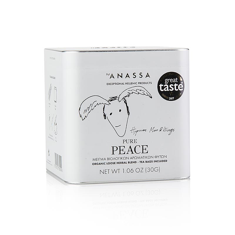 ANASSA Pure Peace Tea (urtete), løs med 20 poser, økologisk, 30 g