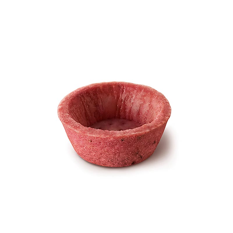 Mini-snack-tarteletter, rødbede-paprika-dej, runde, ø 4,2 cm, 1,024 kg, 160 St