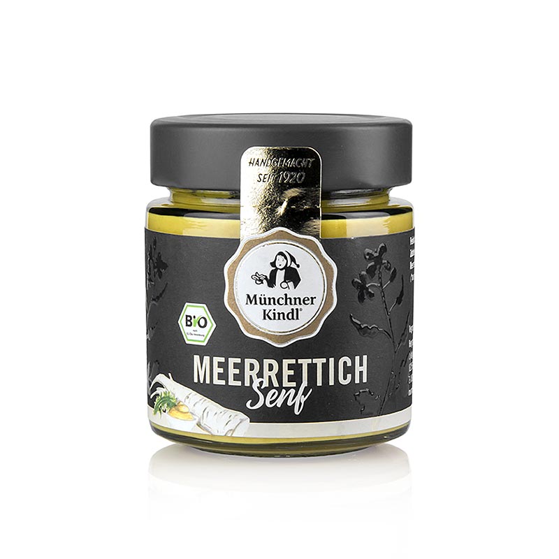 Münchner Kindl peberrodssennep, økologisk, vegansk, 125 g