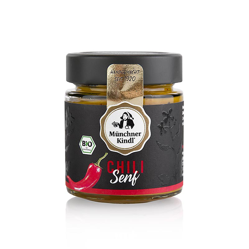 Münchner Kindl chili-sennep, økologisk, vegansk, 125 ml