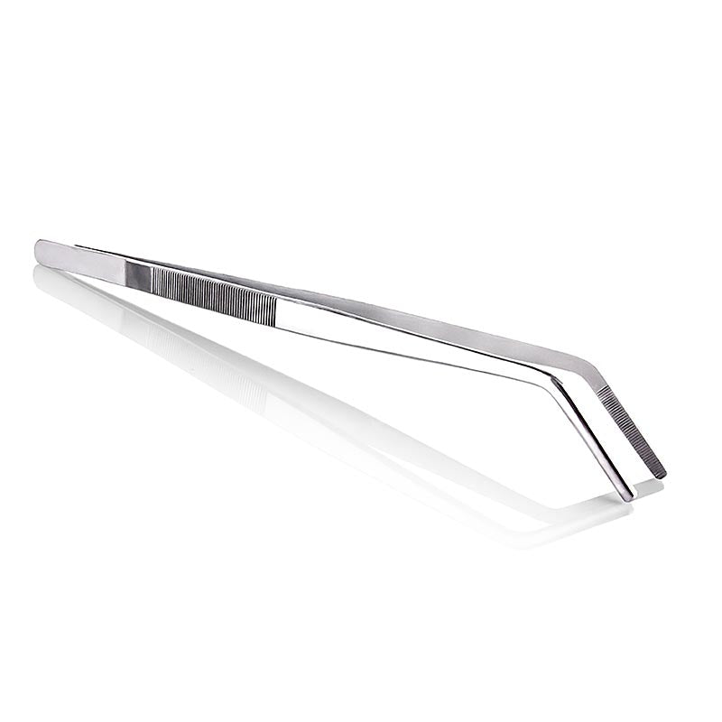 Grilltang, lige med bøjet spids, 35 cm, rustfrit stål, Triangle Tools, 1 stk