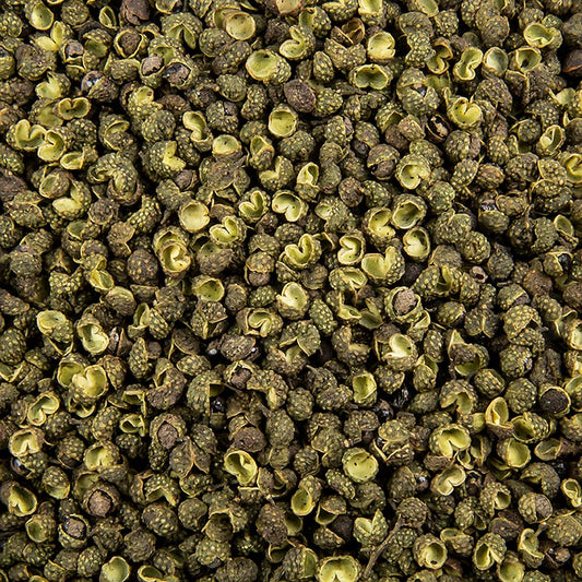 Grøn Sichuan-peber – Szechuan-peber, kinesisk bjergpeber, håndplukket, 250 g