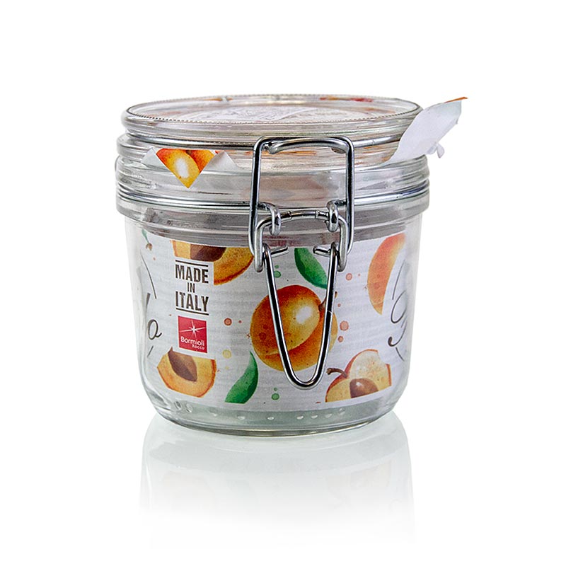 Glas med trådlåg – Terrine Fido, 350 ml, rund, med gummi, 1 stk.