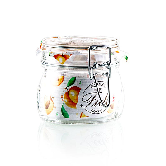 Glas med trådlåg - Terrine Fido, 500 ml, firkantet, 1 stk