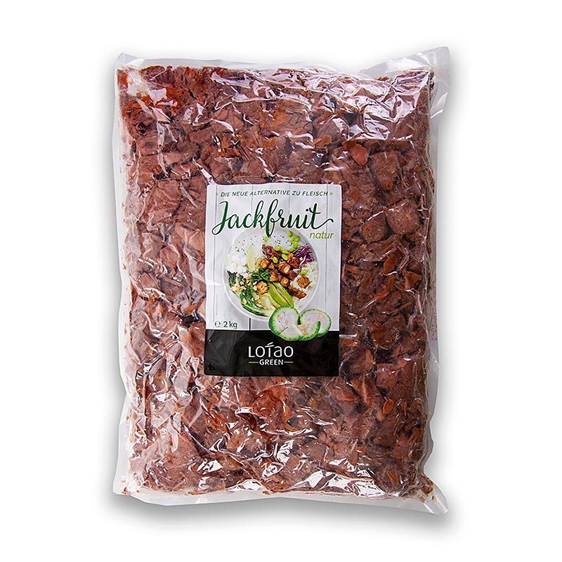 Jackfrugtfrugtkød, naturligt, tern, vegansk, Lotao, økologisk, 2 kg