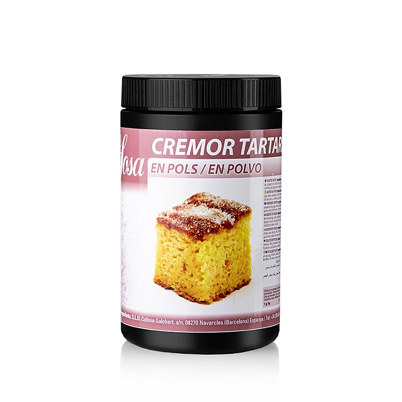 Kaliumtartrat/vinsyrepulver/Creme Detartre, E336, 1 kg