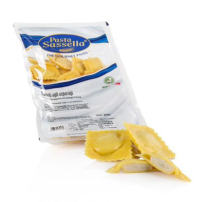 Friske ravioli med aspargesfyld, Sassella, sæsonvare, 500 g