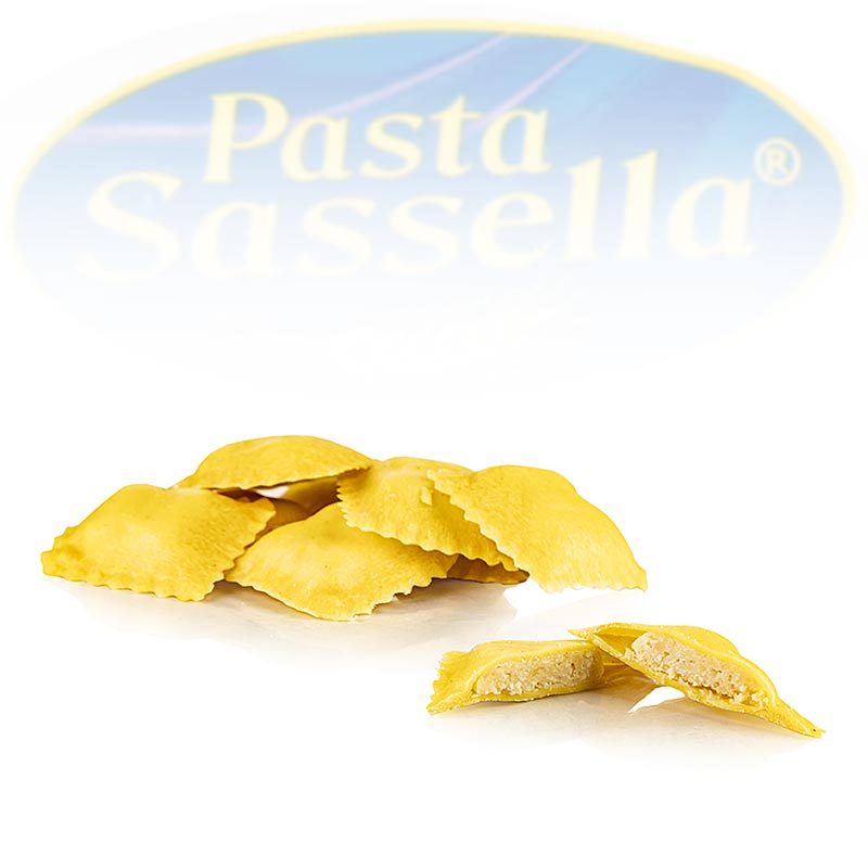 Friske ravioli med aspargesfyld, Sassella, sæsonvare, 500 g
