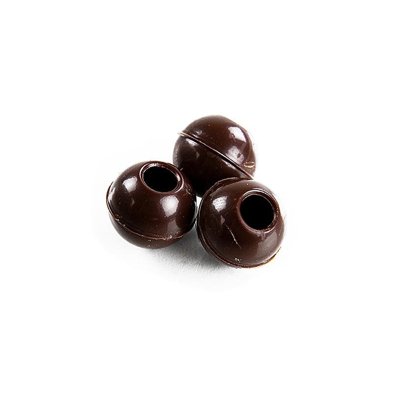 Hule trøffelkugler, mørk chokolade, ø 20 mm, Läderach, 1,134 kg, 630 stk.