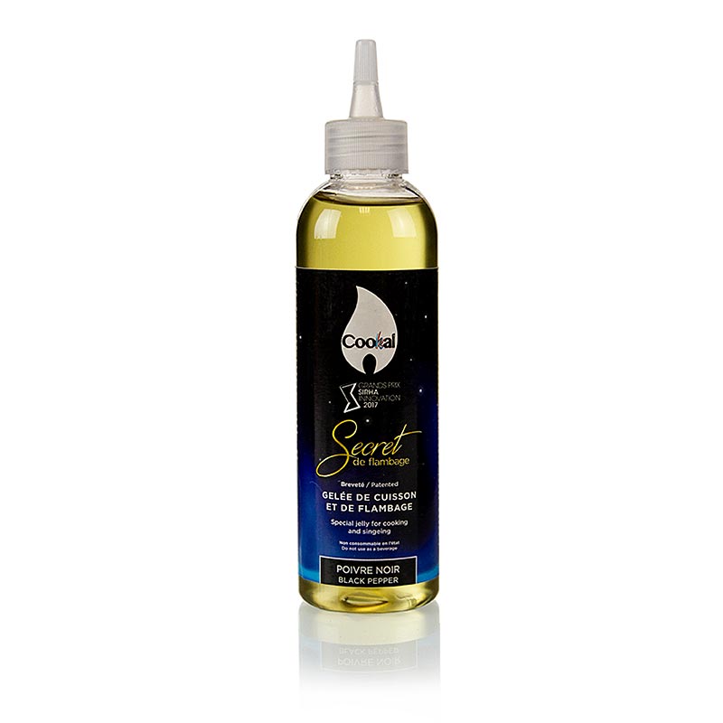 Secret de Flambage Poivre Noire (sort peber), flamberingsgel, Cookal, 200 ml