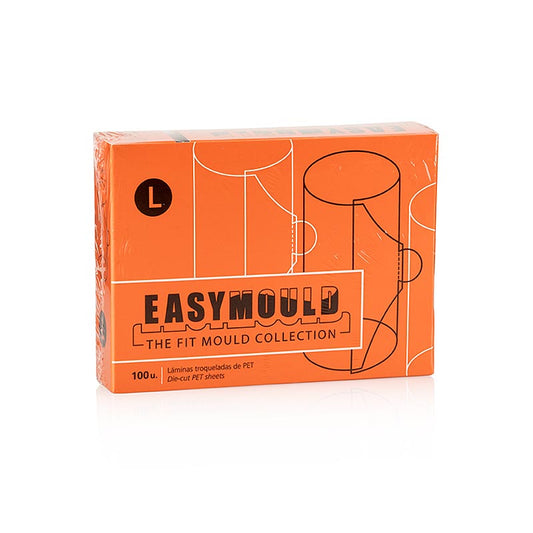 Easymould Rendondo-folie, rund, ø25x80 mm, 100 % Chef (60/0006), 100 stk