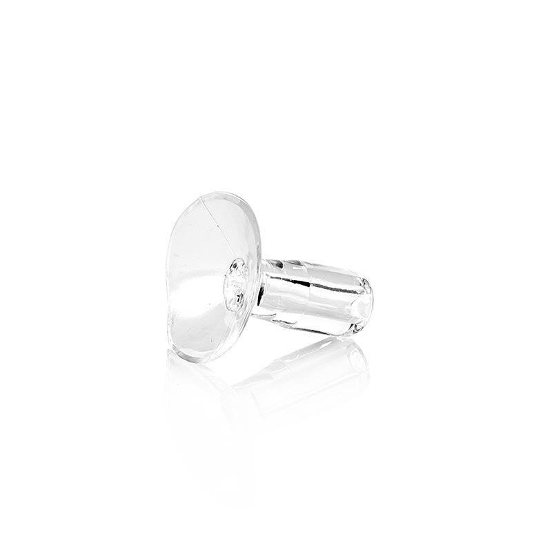Sukkerpack - sugekopsholdere til pipetter, gennemsigtige, 3x3 cm, 100 stk