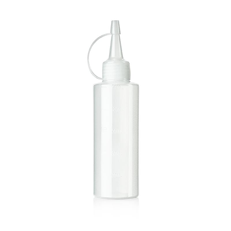 Plastsprøjteflaske, med dråbeflaske/låg, 150 ml, 100% Chef, 1 stk