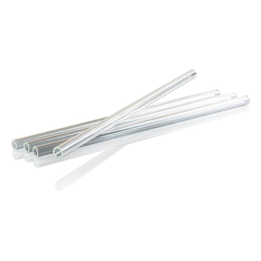 Glasstrå, lige, ø8 mm (1,1 mm væg), 24 cm, 50 stk
