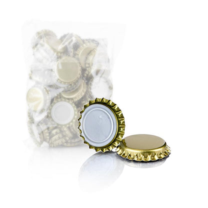 Kronkapsler til Gin Tonic-flasker (52977), guld, 100% Chef, 100 stk
