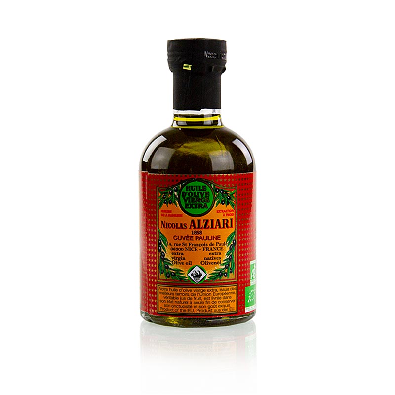 Ekstra jomfruolivenolie, Cuvée Pauline (intensiv), Alziari, økologisk, 200 ml