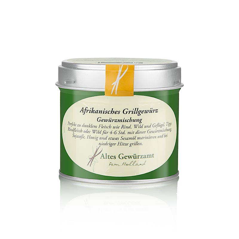Afrikansk grillkrydderi, krydderiblanding, Altes Gewürzamt, 75 g