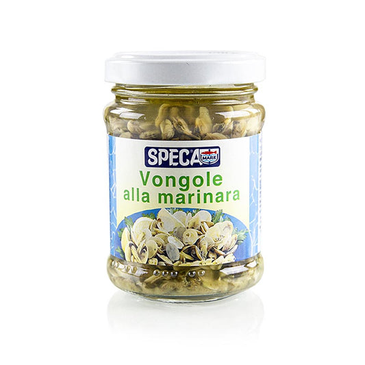 Vongole-muslinger, marineret, Speca, 130 g