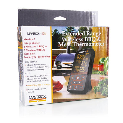Digitalt termometersæt "Wireless BBQ & Meat", XR-40 (trådløst), Maverick, 1 stk