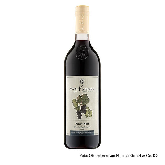 van Nahmen – Pinot Noir druesaft rød, 100 % direktepresset saft, økologisk, 750 ml