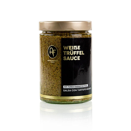 Trøffelsauce (SALSA Tartufata), med hvide trøfler (Tuber magnatum), Appennino, 500 g