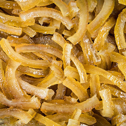 Citronat, kandiseret citronskal, tykke strimler, Corsiglia Facor, 2 kg