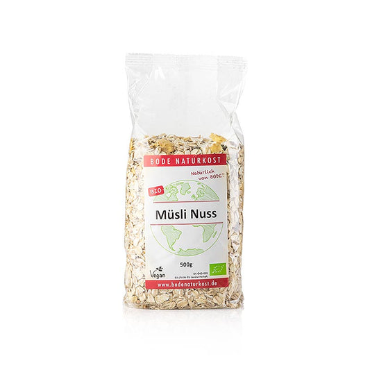 Müsli, med nødder, økologisk, 500 g