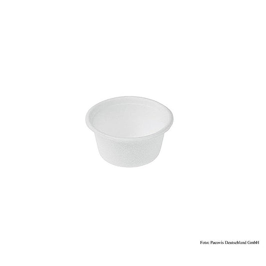 Engangs Naturesse mini-bæger, rundt, 60 ml, 4x5x3 cm, sukkerrør, 100 stk