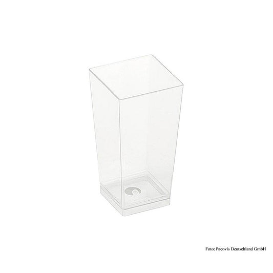 Engangs Naturesse Kova-bæger, klar, 100 ml, 4x4x8,2 cm, PLA, 300 stk