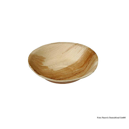 Engangs Naturesse palmeblad-bowle (skål), rund, ø 18x3,5 cm, 350 ml, 100 stk