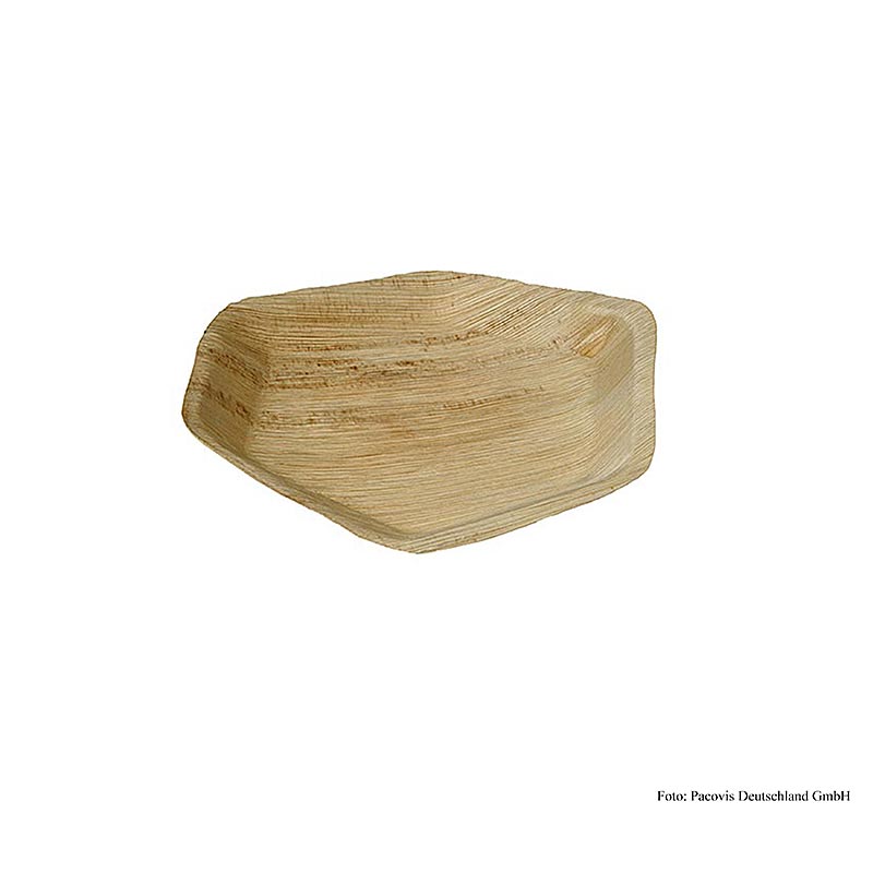 Engangs Naturesse palmeblad-skål, sekskantet, ø 24x2,5 cm, 100 stk