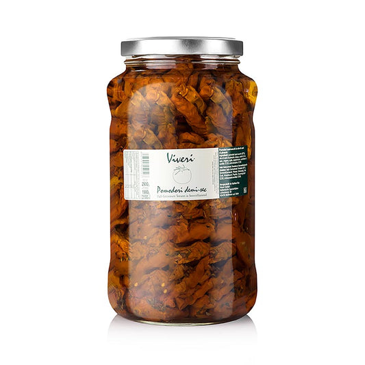 Syltede halvtørrede tomater, i solsikkeolie, 2,9 kg